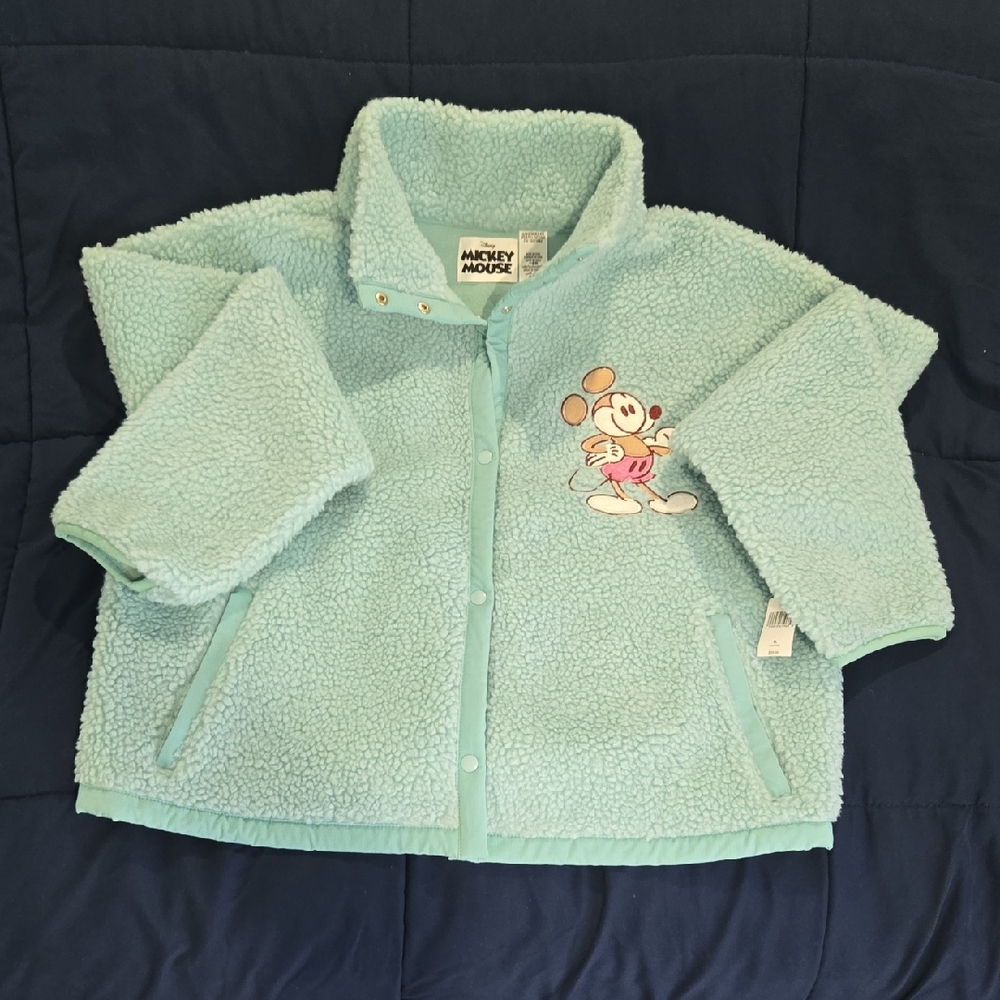 Women's Disney Mickey Mouse Jacket w/ Snap Closures